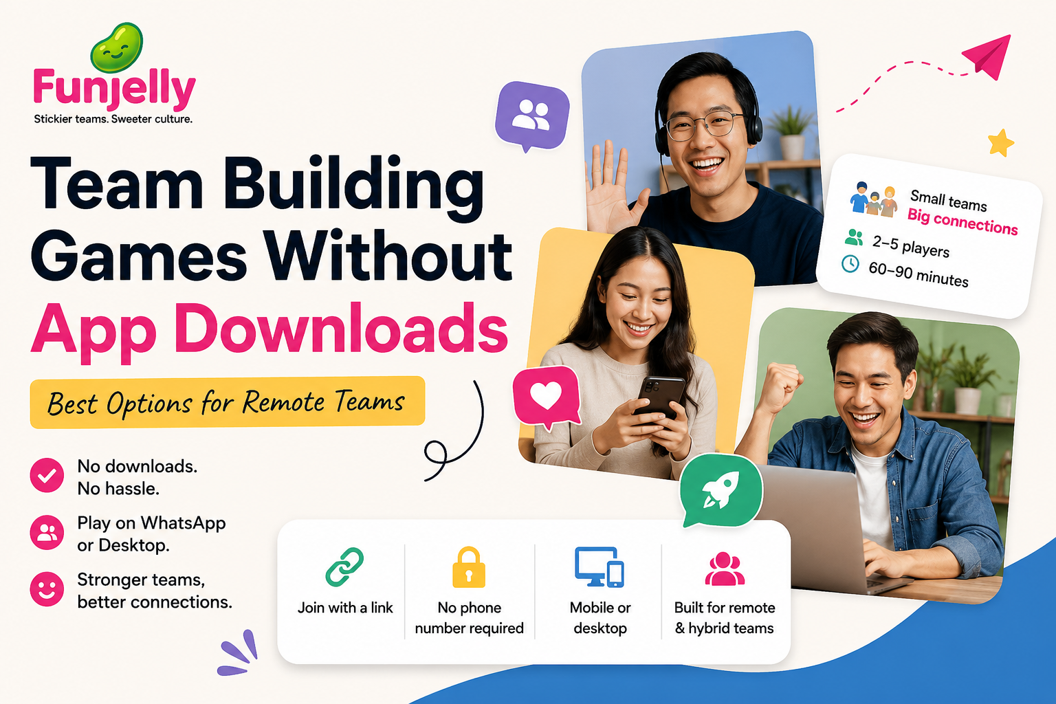 Team building games without app downloads
